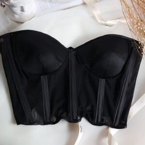 Bustier Negro Transparencias