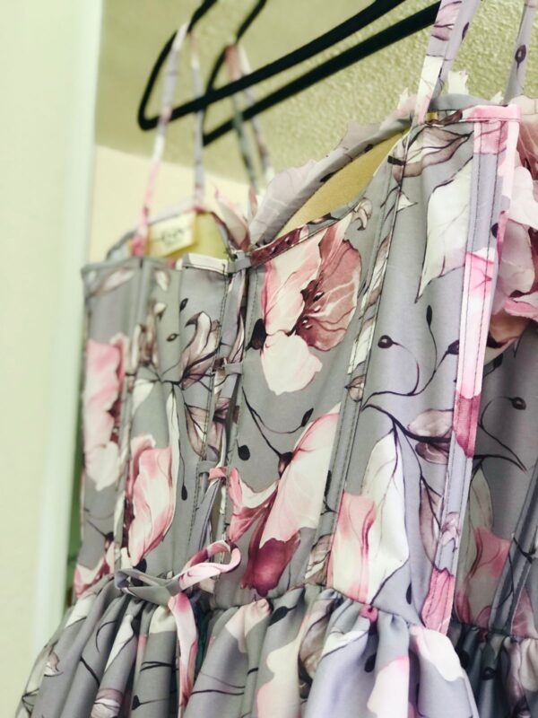 Bustier Dress Midi Bloom