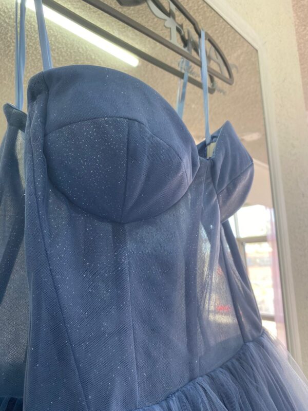Bustier Dress Basic azul plúmbago
