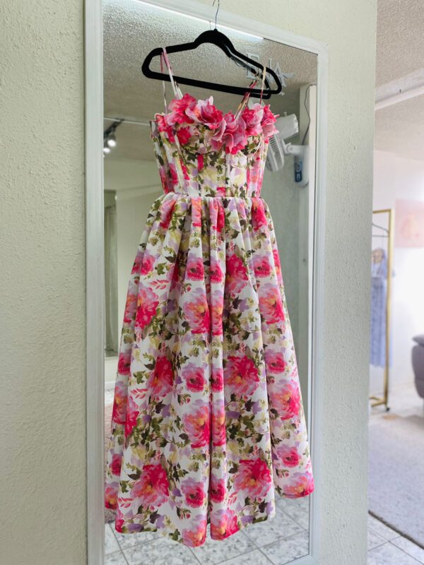 Bustier Dress Midi Bloom