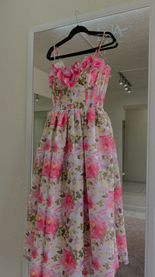Bustier Dress Midi Bloom