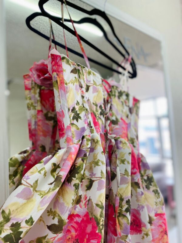 Bustier Dress Midi Bloom