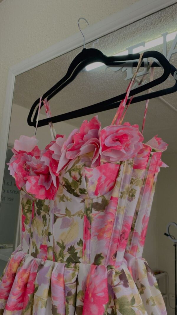 Bustier Dress Midi Bloom