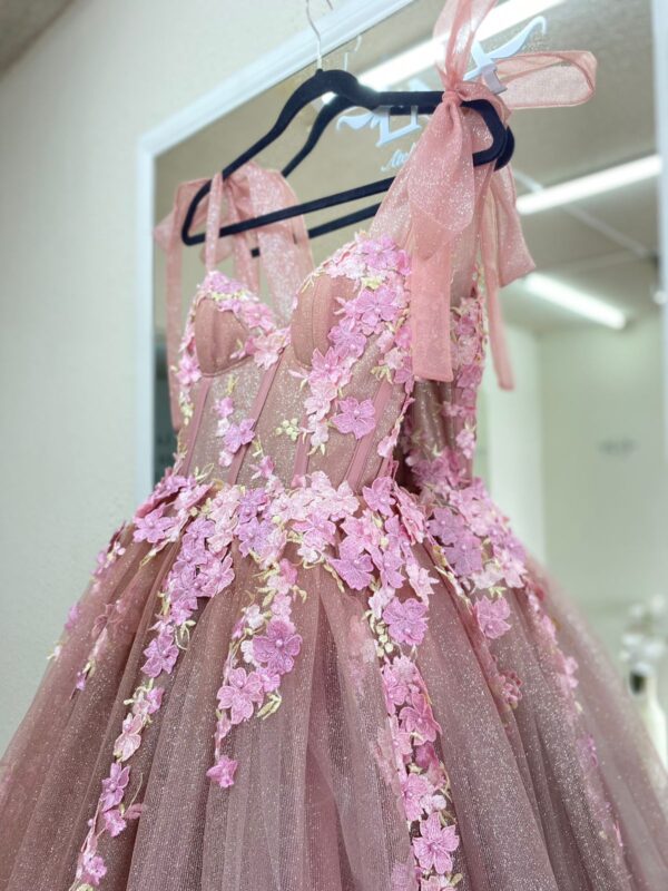Magnolia Caramel Bustier Dress