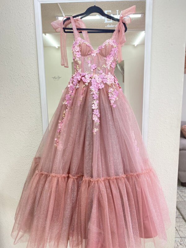 Magnolia Caramel Bustier Dress