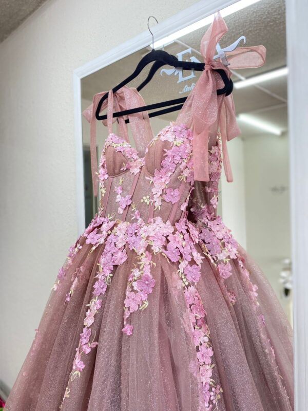 Magnolia Caramel Bustier Dress